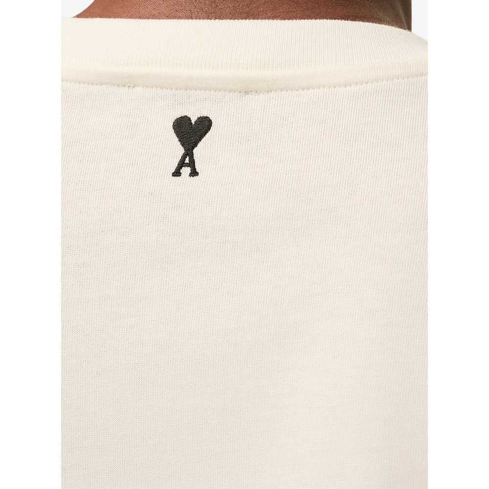 Ami Paris T Shirts - Neutral | f4c1357d6f52ea7cd2acaedf4fe5926aaa83f733