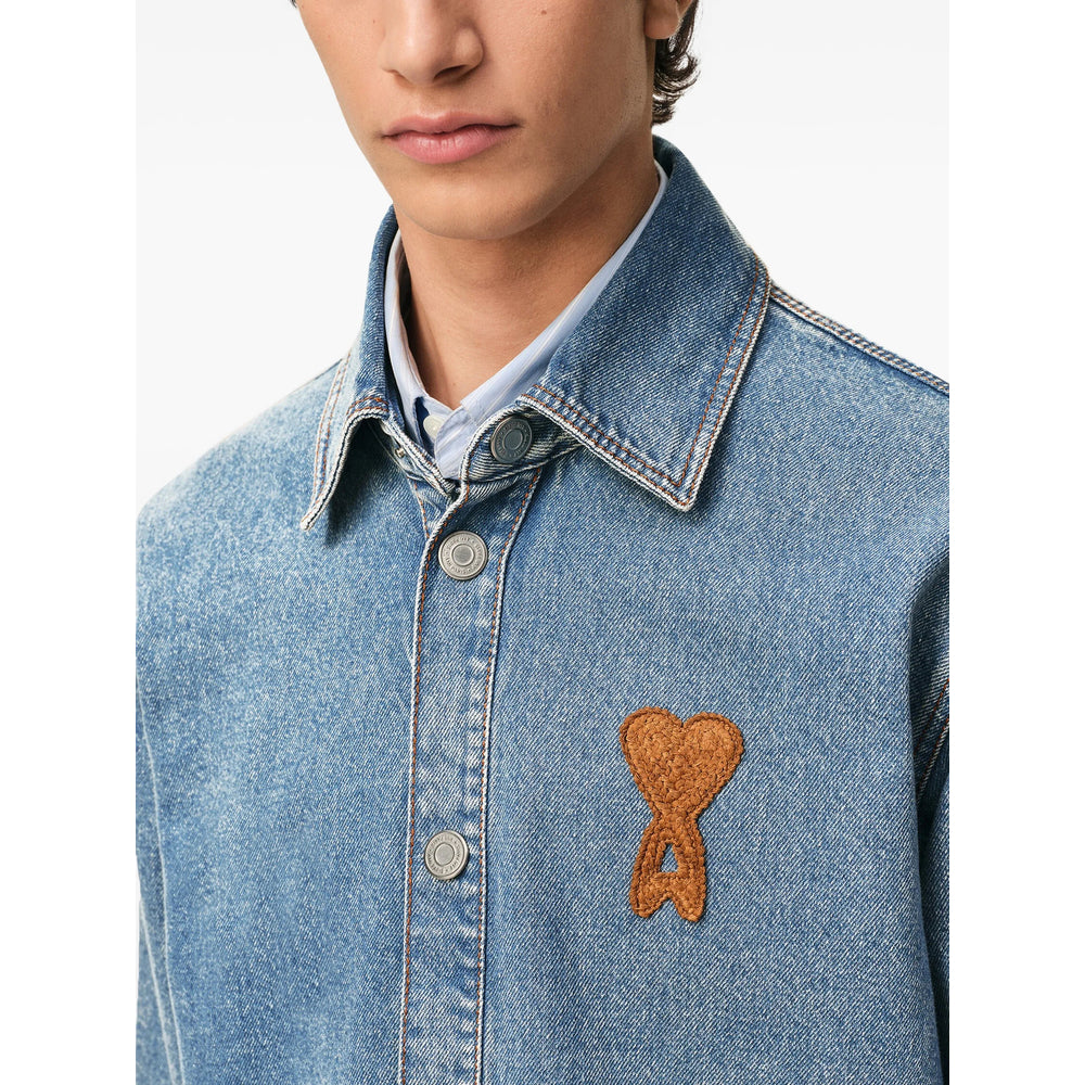 Ami Paris Outerwears - Blue | 2f2f6b137e2ec3d53e05da4dd1e5c3272e56a3de