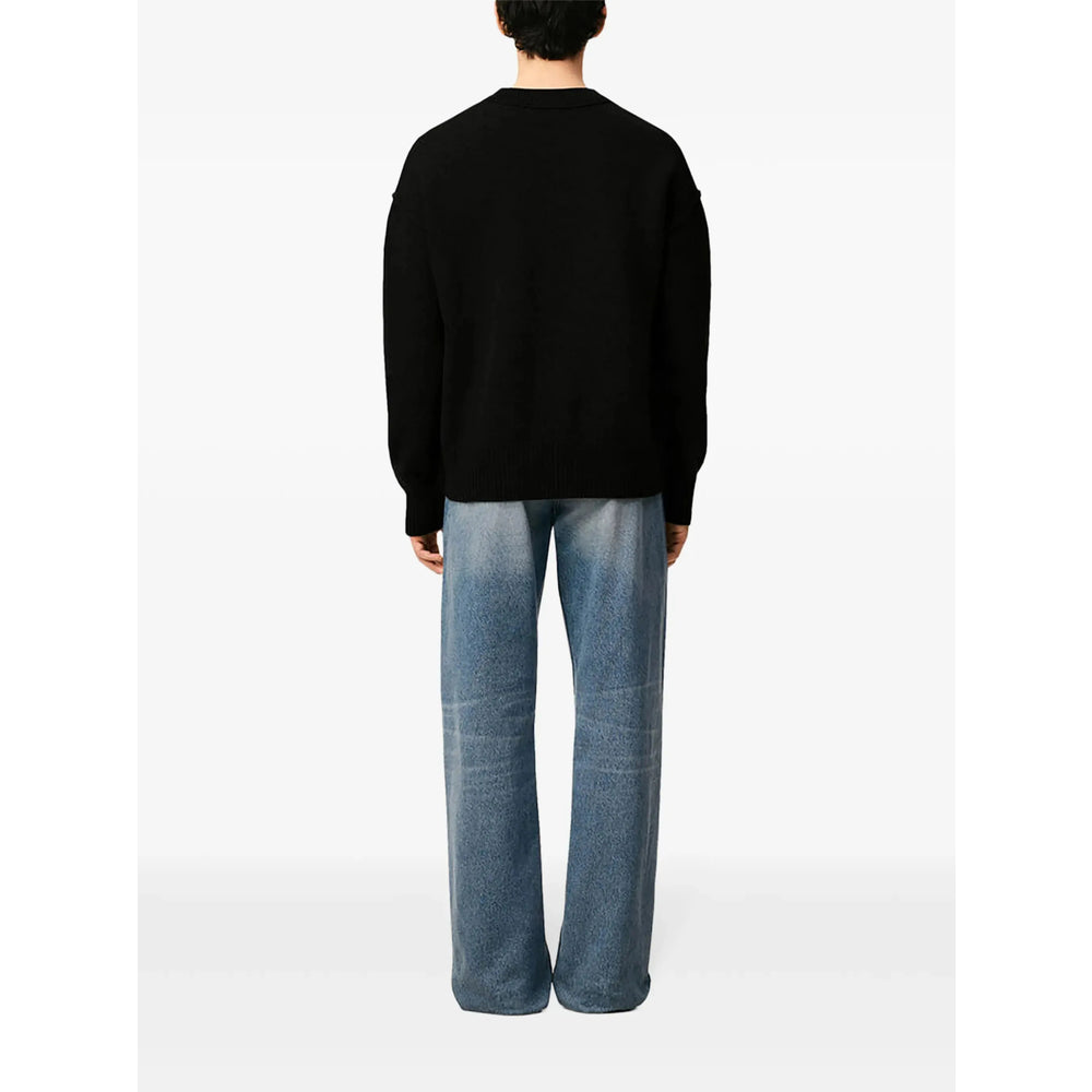 Ami Paris Sweaters - Black | 60b407bfaedb99acea738da5ad4baa9debab478f