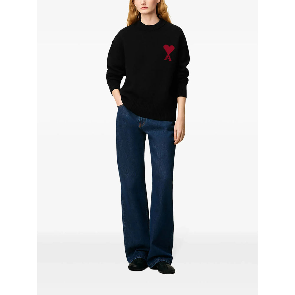 Ami Paris Sweaters - Black | 49e0327dd1f2bf0f7cfdd767ceffd567de66e385
