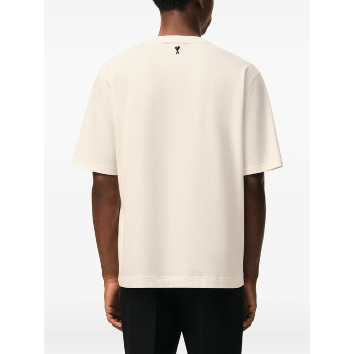 Ami Paris T Shirts - Neutral | 82a8e65261601c5607fc2b4e6fa50202635e0027