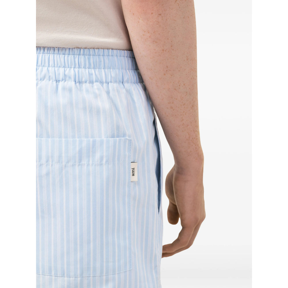 Ami Paris Shorts - Blue, White | 630c75c681ae0b57ee2511490d555fc510e1f876