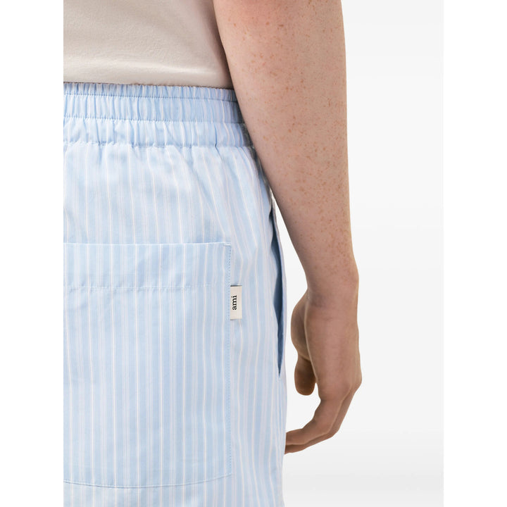 Ami Paris Shorts - Blue, White | 630c75c681ae0b57ee2511490d555fc510e1f876