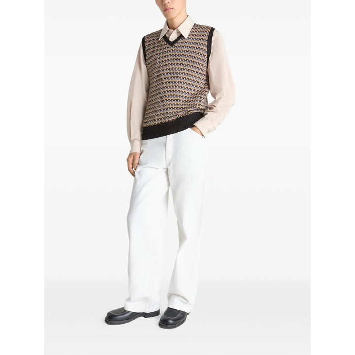 Lemaire Sweaters - Neutral, Blue | 128eb5d01db43e96ce96428baee8a07ee36543d3