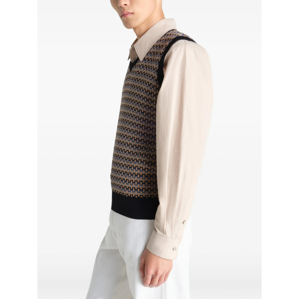 Lemaire Sweaters - Neutral, Blue | 58111c0235875883b9cca62e475600fab2f95d91