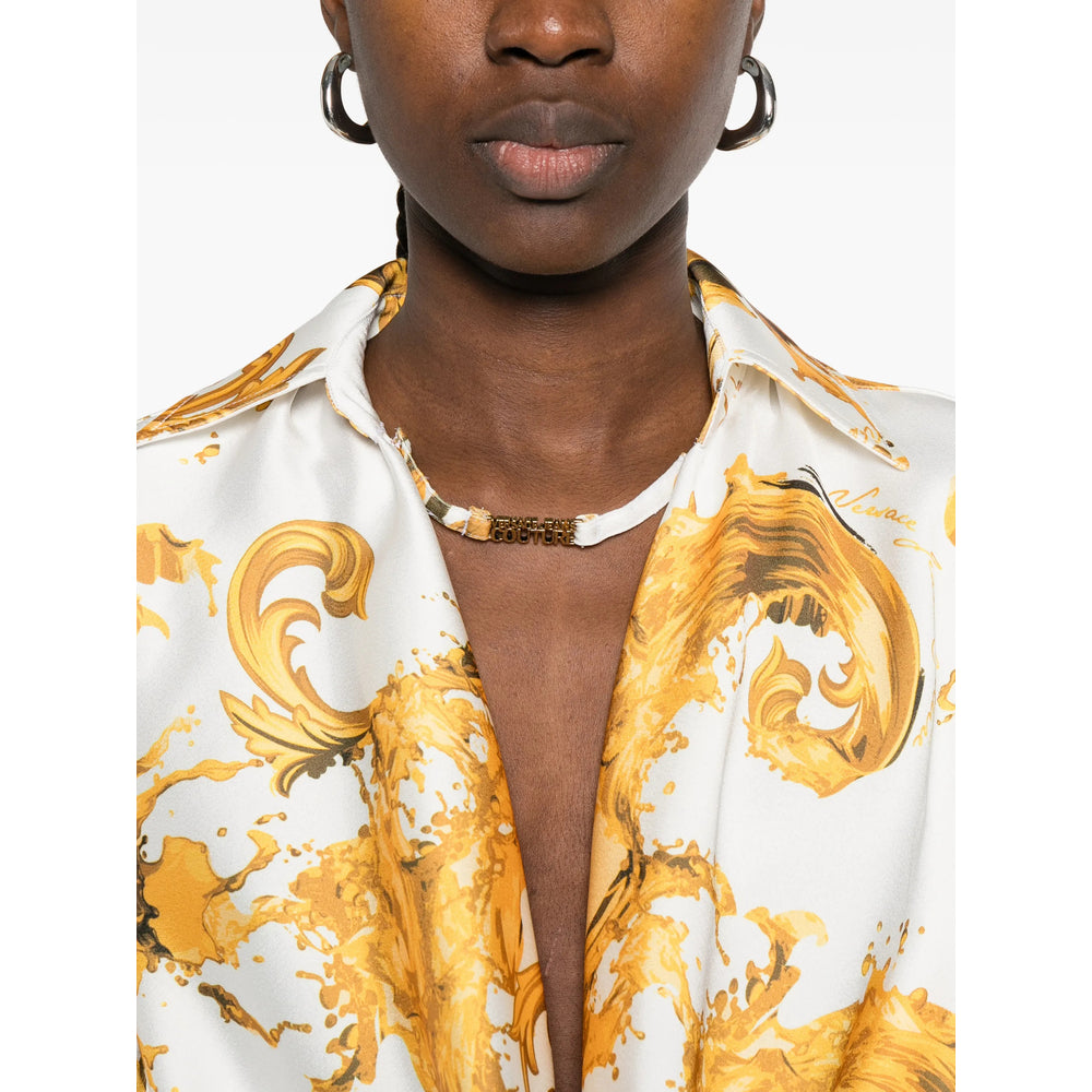 Versace Jeans Couture Shirts - White, Gold | 34ebd4a11fee808056ae5859c77a63b757544541