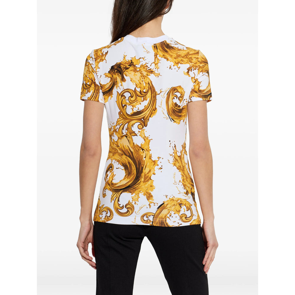Versace Jeans Couture T Shirts - Yellow, White | 3d1c718acf5c822cc9d57be880366becdd54c700