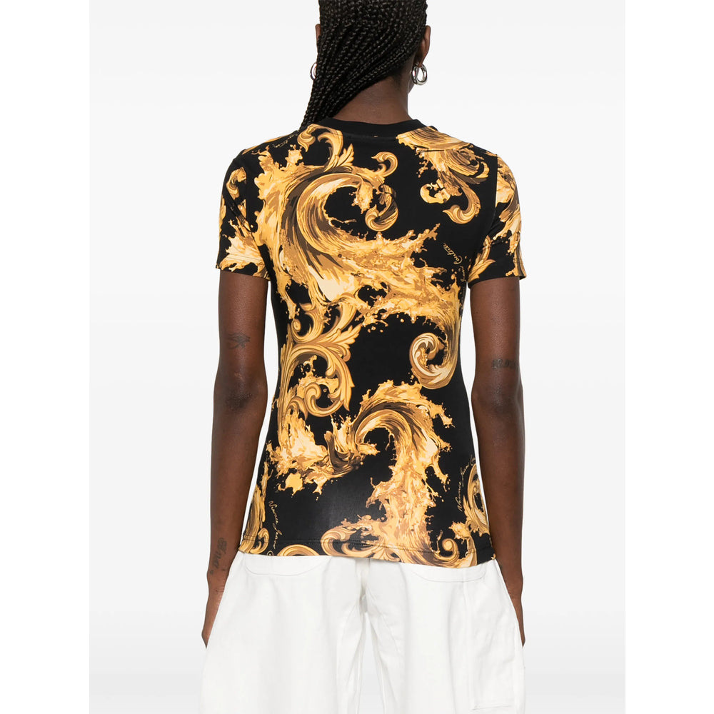 Versace Jeans Couture T Shirts - Black, Gold | a24ea67a9c2bc9a8121d30afd132d3b8e515f585