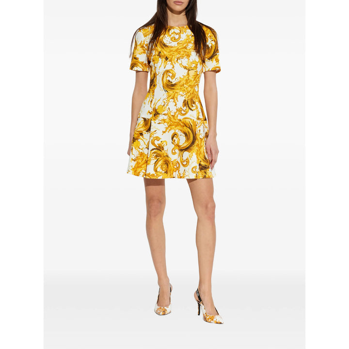 Versace Jeans Couture Dresses - White, Yellow | 9321704ad37343fcc6c996457cbf185ac2f7bcb0