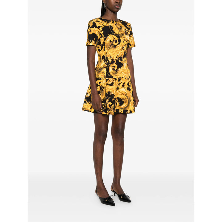 Versace Jeans Couture Dresses - Black, Yellow | fca3afdf1693d30115ba22e2bf3761ed25cae58e