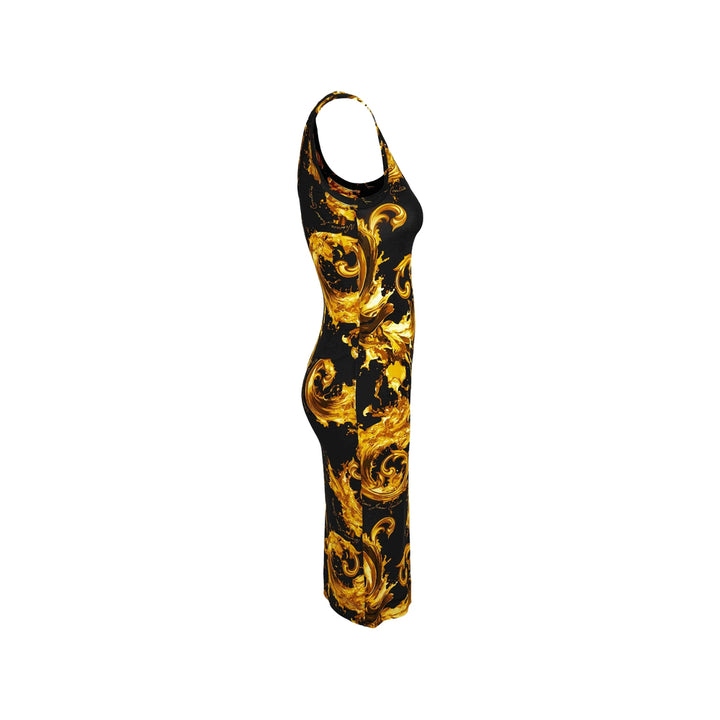 Versace Jeans Couture Dresses - Black, Gold | 202e3ae4618cc65936a8c56b26bc13e3b4104b48