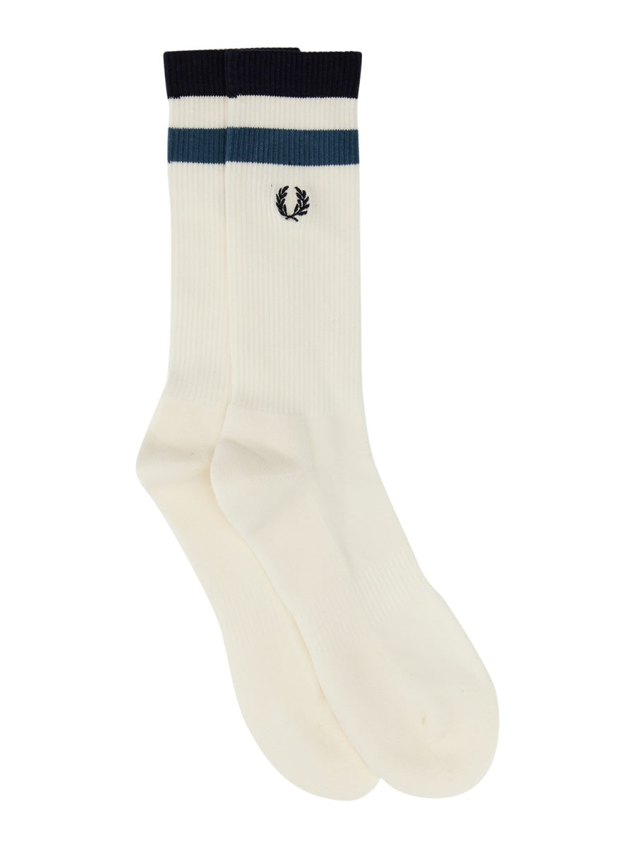 Fred Perry Socks - White | Wanan Luxury