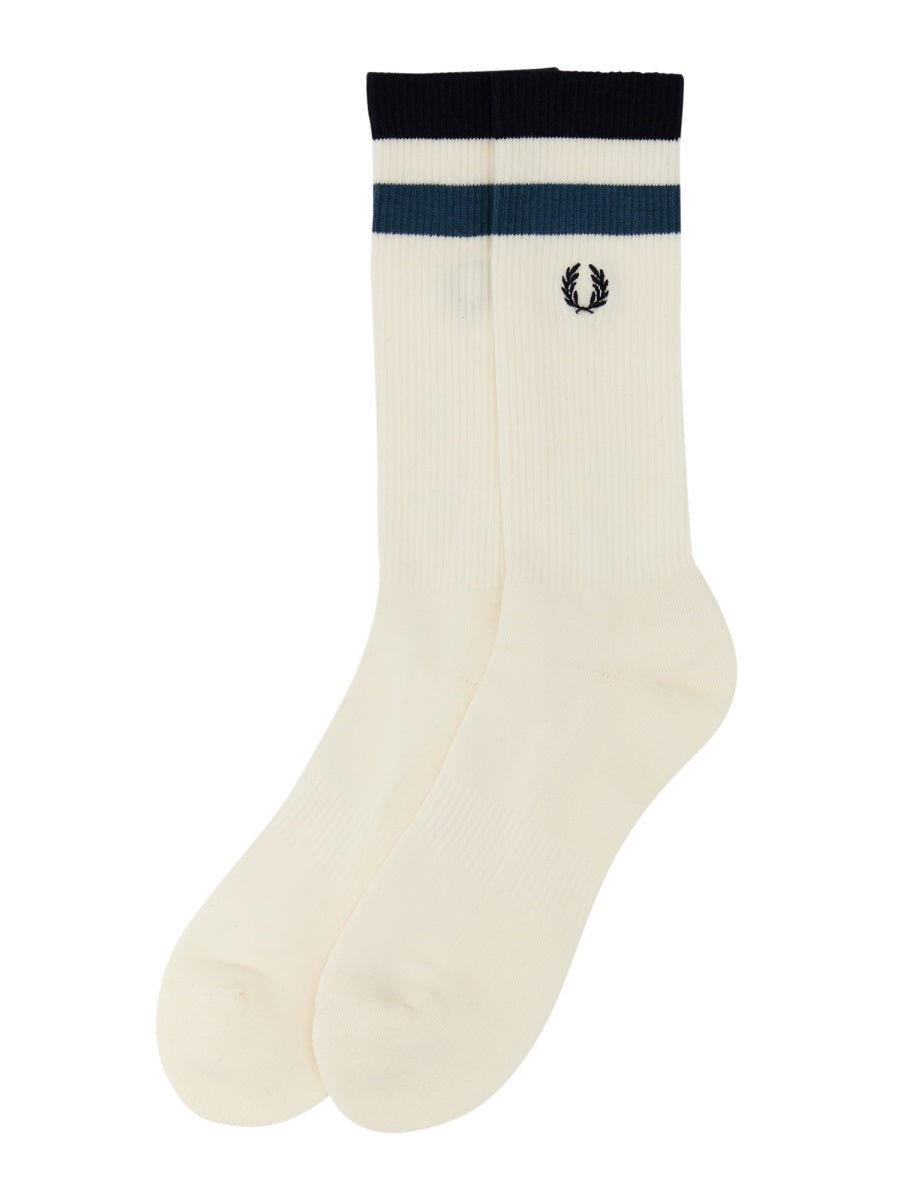 Fred Perry Socks - White | Wanan Luxury