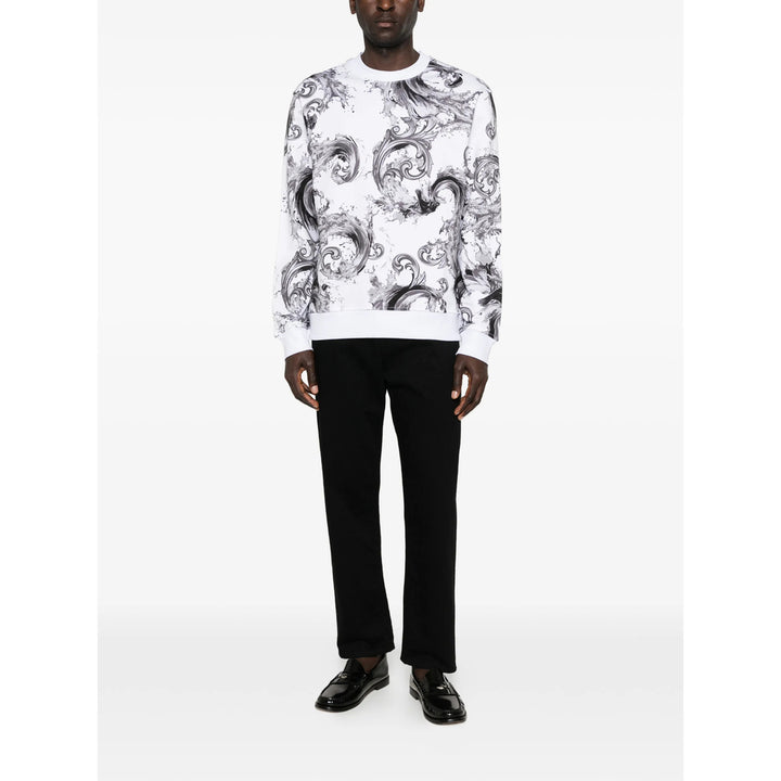 Versace Jeans Couture Sweatshirts - White, Black | 9fc006214056224f16d132c21d83e57f15cdb33d