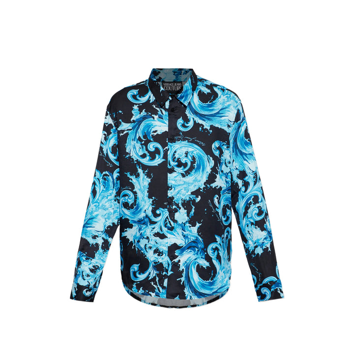 Versace Jeans Couture Shirts - Black, Blue | 08ef3389d9c928313744990f396ce70224888c03
