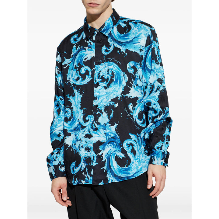 Versace Jeans Couture Shirts - Black, Blue | 0ba6a5e3ca4f610474d6db494f2ecf84a388bbdb