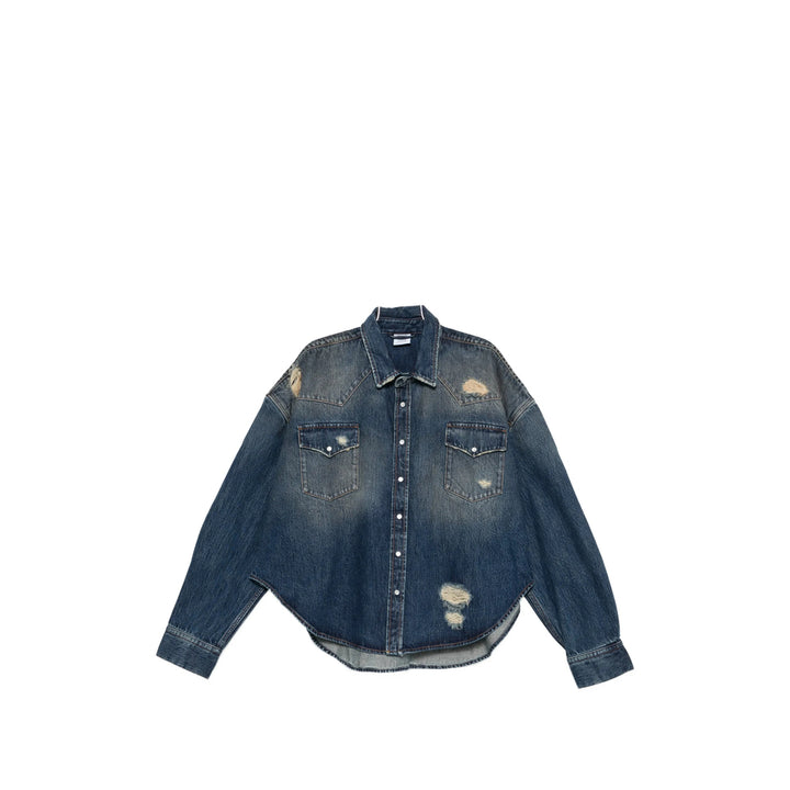 Vetements Shirts - Blue | 5ca0d96cf891379e624c347e60152bcf06c0cea5