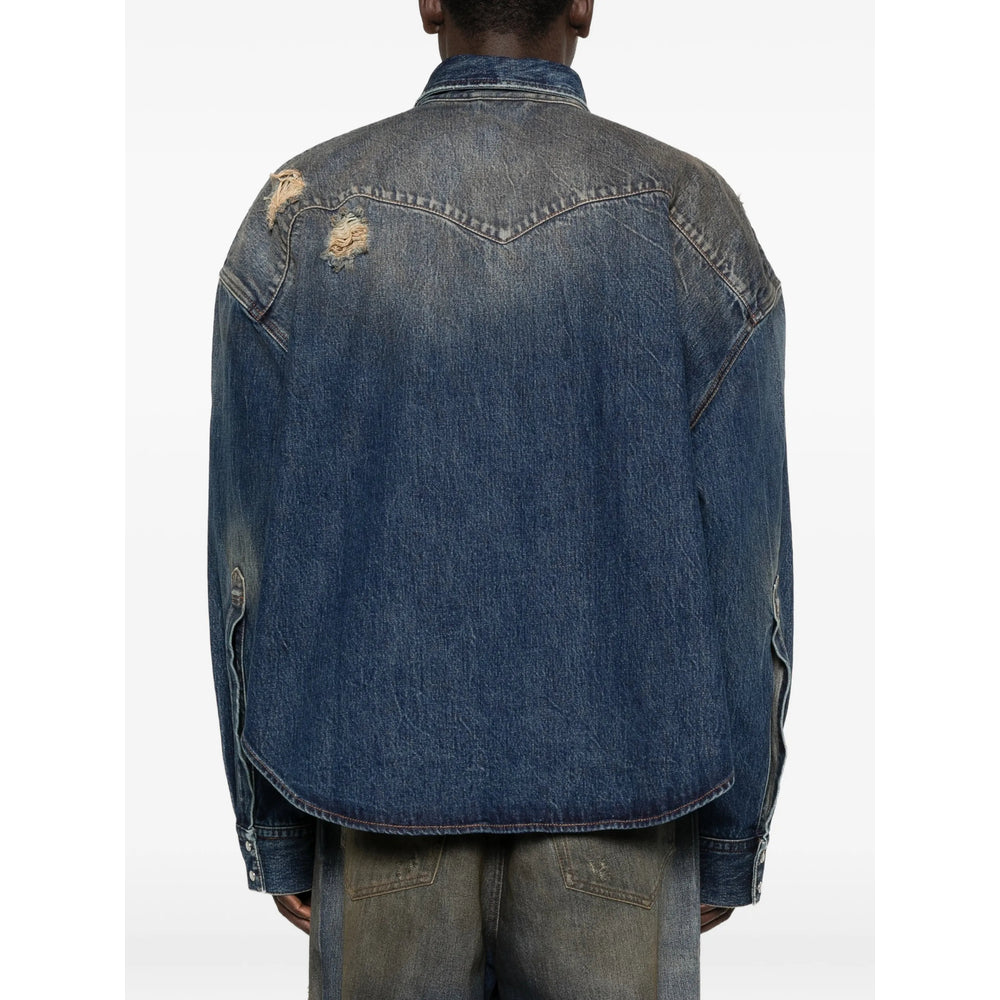 Vetements Shirts - Blue | 73788a2128da8e4cae9dbb2a57025dd9b71c153a