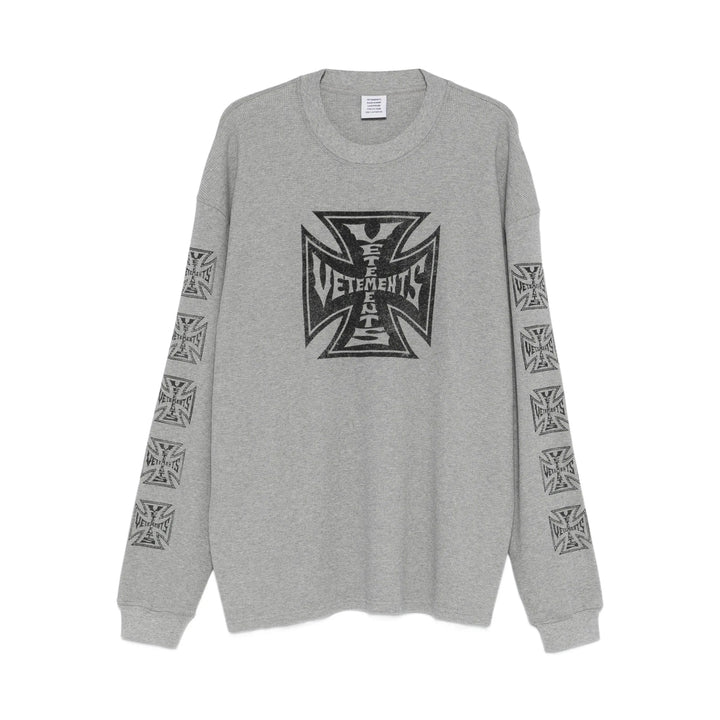 Vetements Sweatshirts - Gray, Black | f9af47a2193b3b13442747b223817bf6d88474fb