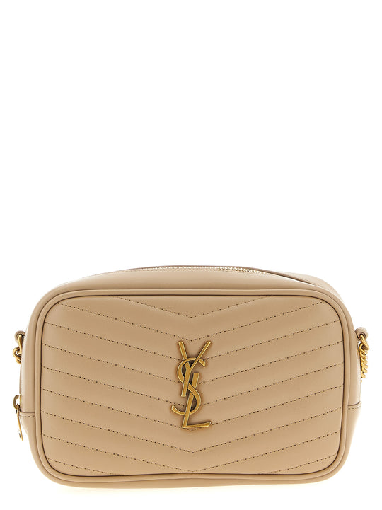 Mini Lou Crossbody Bags Beige