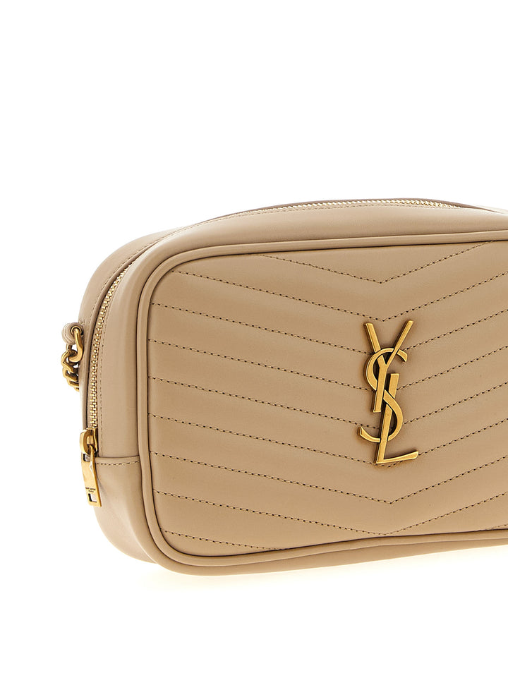 Saint Laurent Mini Lou Crossbody Bags - Beige | a75f2a3142053d0af88cda4b5c3adddcfff08572