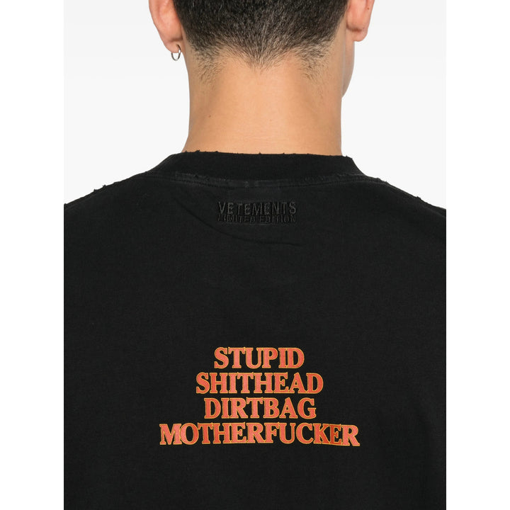 Vetements T Shirts - Black | d056d55ffa0fb88ad6a22f2a26c91e40123fdcf0