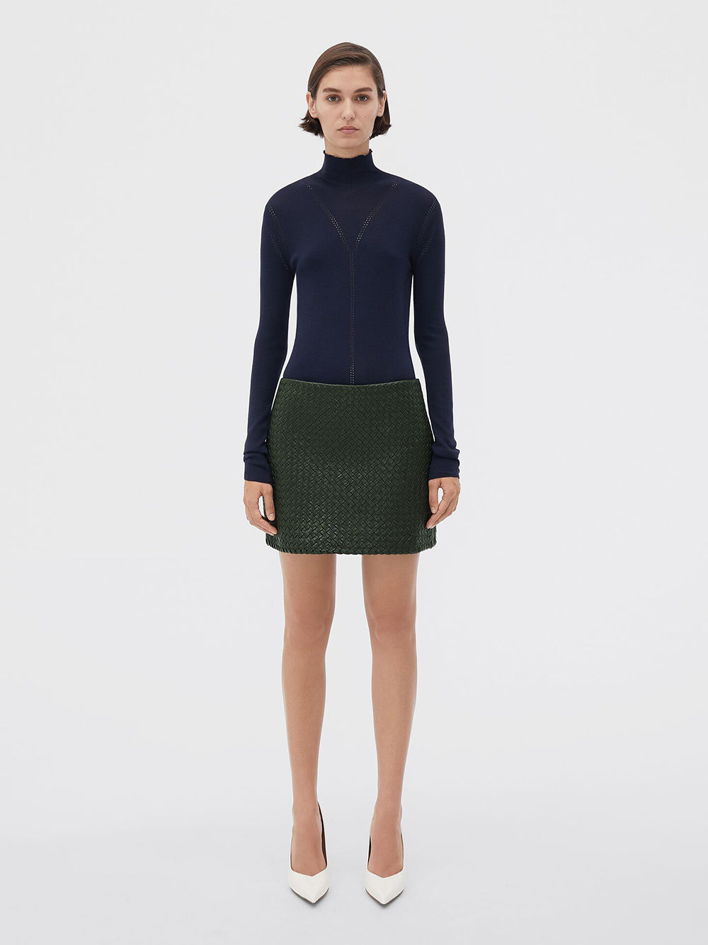 Bottega Veneta Mini skirts - Green | 1d2f4f87f0154a37289f70b8a3707e45bd310d94