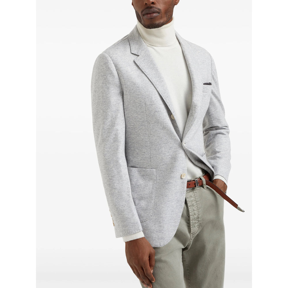 Brunello Cucinelli Jackets - Gray | 949aa391ed87ea8e6174ea49cb609ea5d9b26bb5