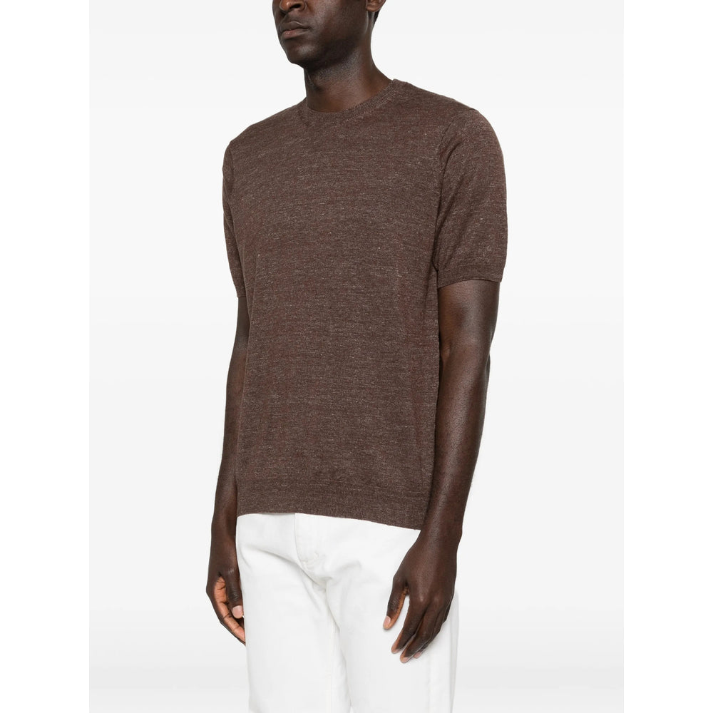 Scaglione T Shirts - Brown | 84a23cd5e5072469e428671e93694c66547380bd
