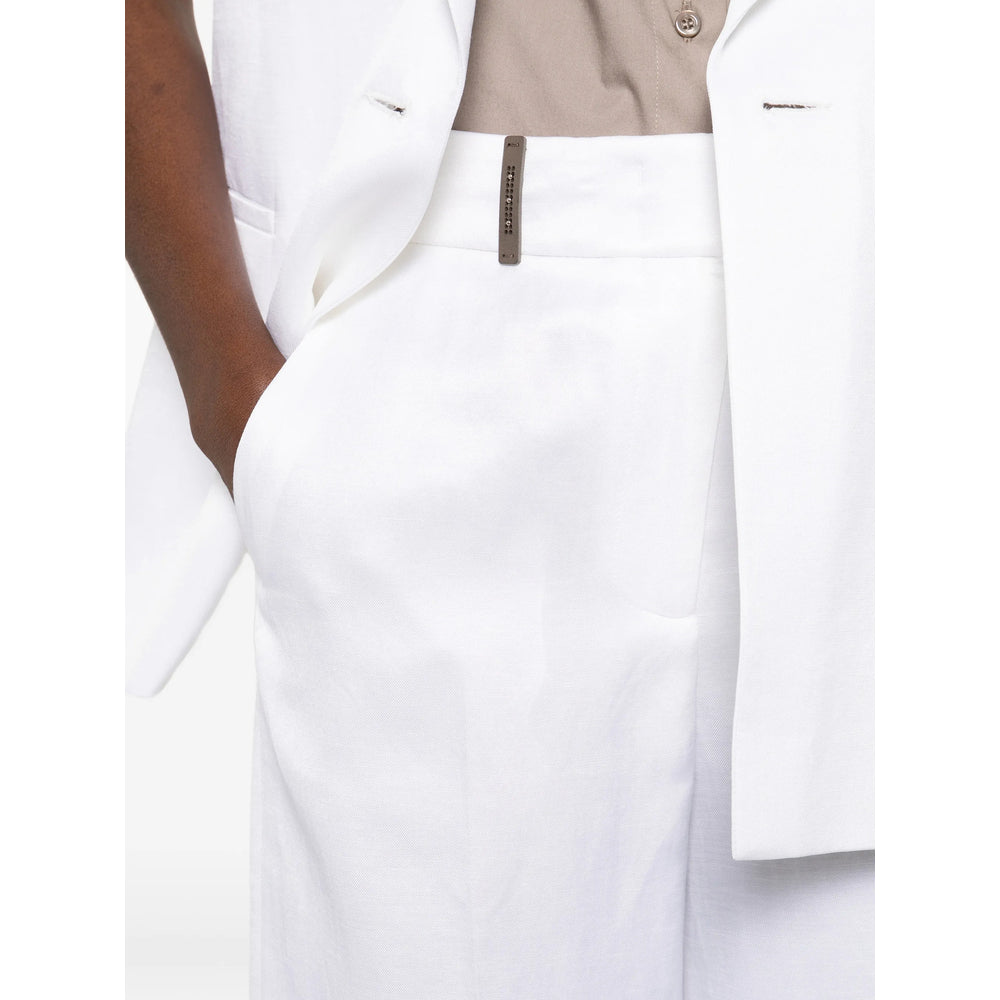 Peserico Pants - White | 9cc72faf869a48d647bd9aa20a0eef0248799ecc