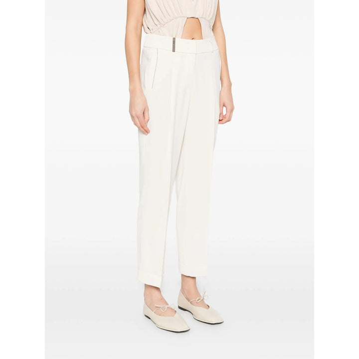 Peserico Pants - Neutral | f81497c91440dab3c9bd592e65a5fa630088f1ad