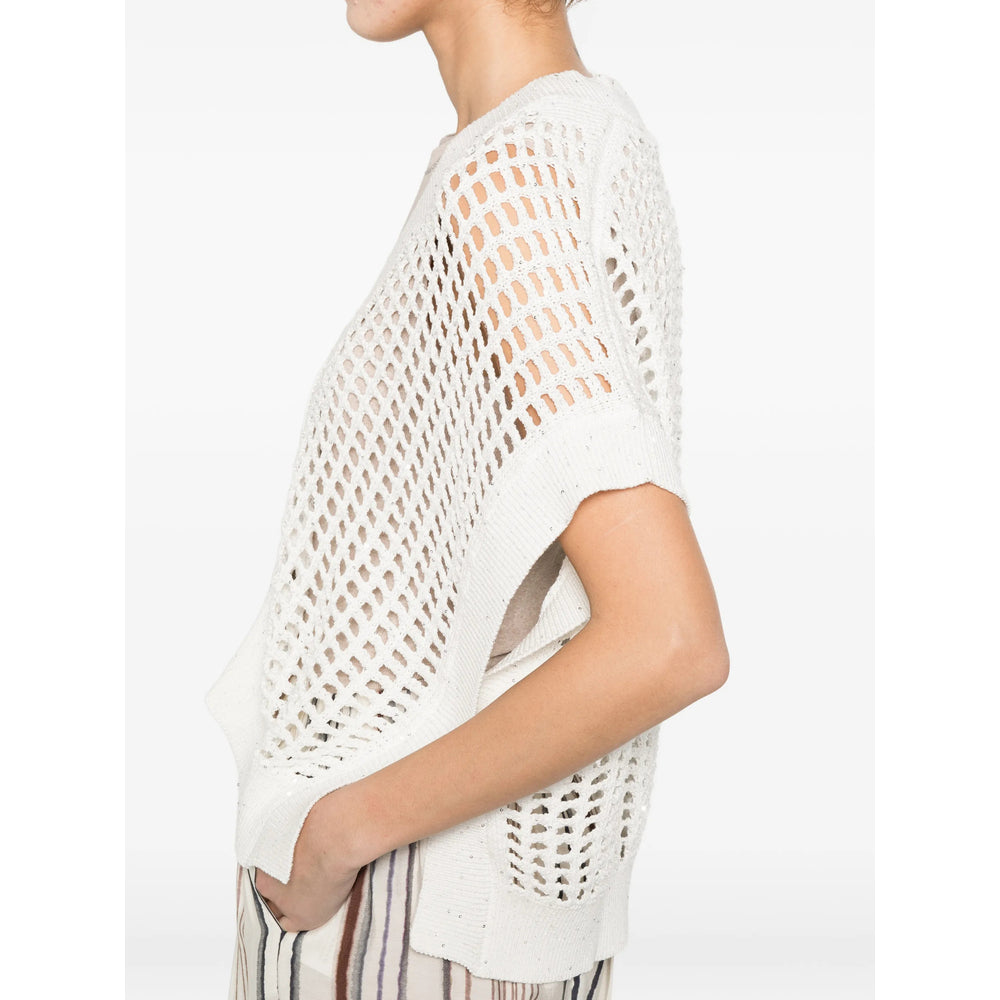 Peserico Sweaters - White | 1a16a8a8b4cb2076258d3e291d5321660e5b554d