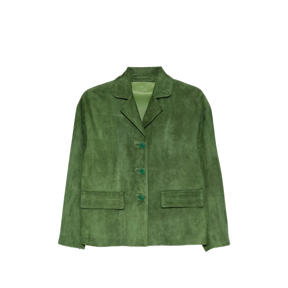 Salvatore Santoro Leather Outerwears - Green | 1d21c29bcef80828e3be3e481f2dcb52922f330a