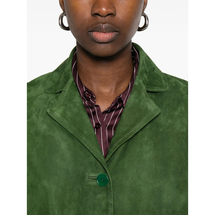 Salvatore Santoro Leather Outerwears - Green | 4062f142ee043e85dec3be2d1842a249cece349d
