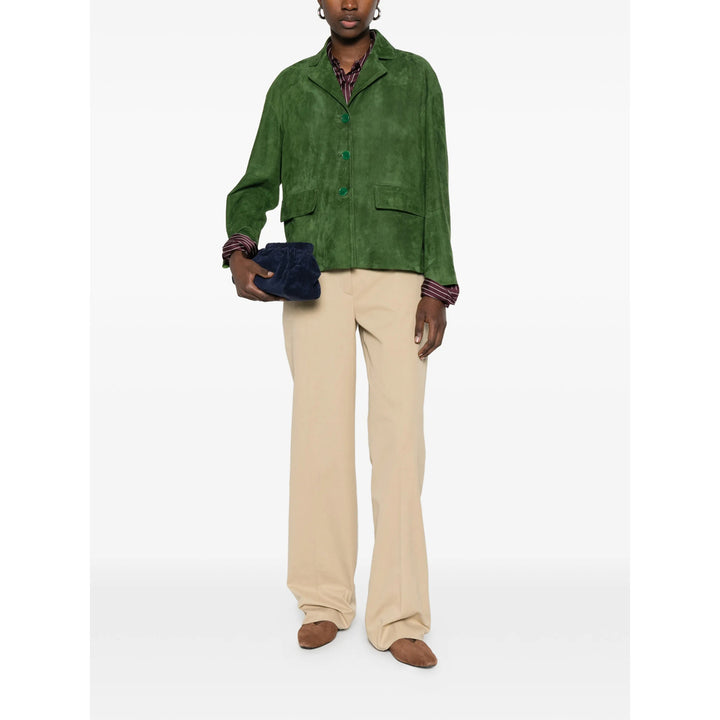 Salvatore Santoro Leather Outerwears - Green | bc781d2d20ff30e3b3749b453f2f7463bf190a16