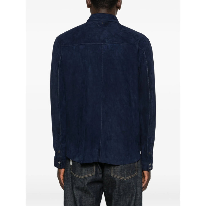 Salvatore Santoro Leather Outerwears - Blue | 1faf88e882126a8928630f3715d54f8c096ceeb1
