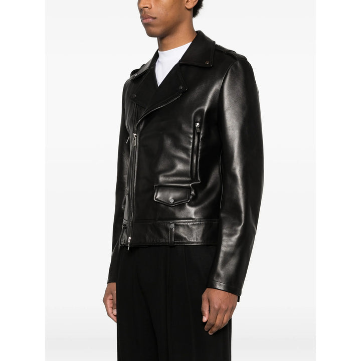 Salvatore Santoro Leather Outerwears - Black | f3cdb07192b87b339f308f1b0438f90133b20f26