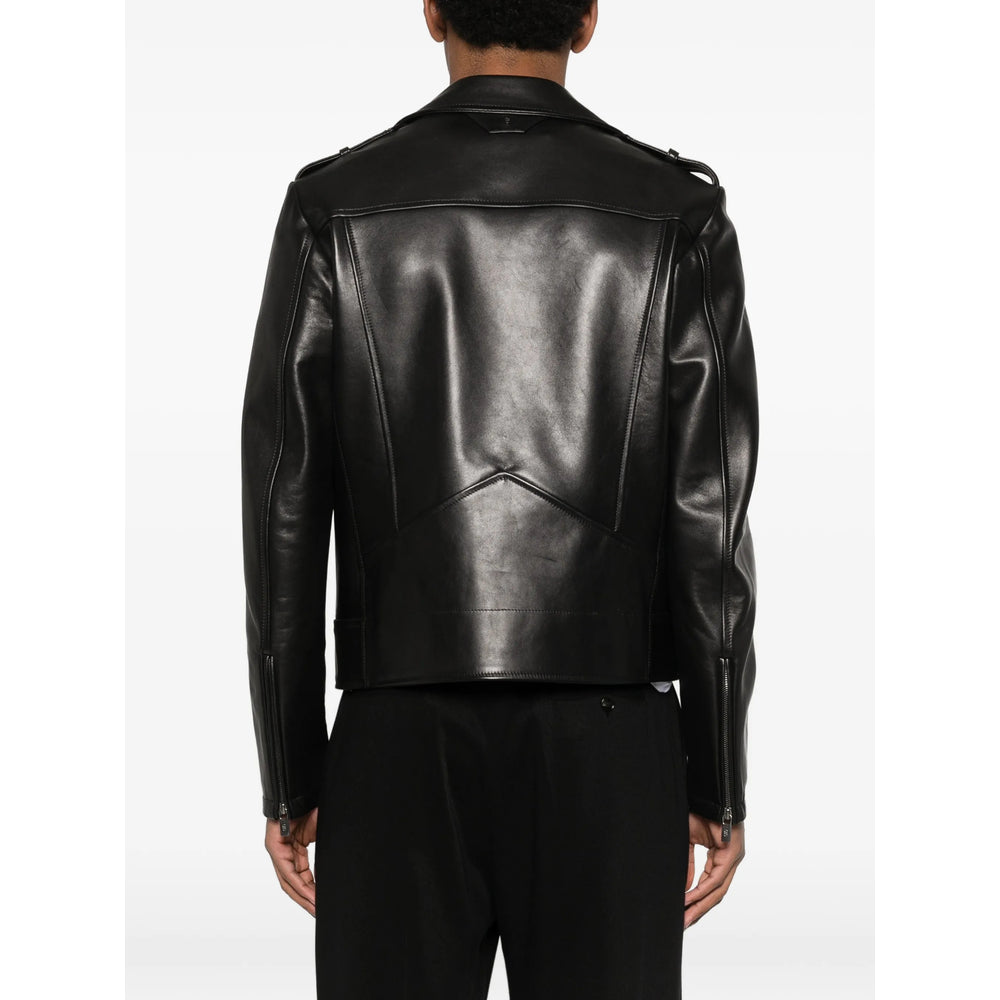 Salvatore Santoro Leather Outerwears - Black | d7fbb543aacb06b71449c4553e070f9960559a50