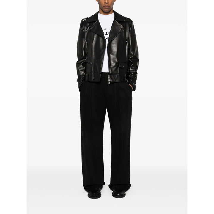 Salvatore Santoro Leather Outerwears - Black | 65cf51ddca29f4147f63597cbc7e477354641d83
