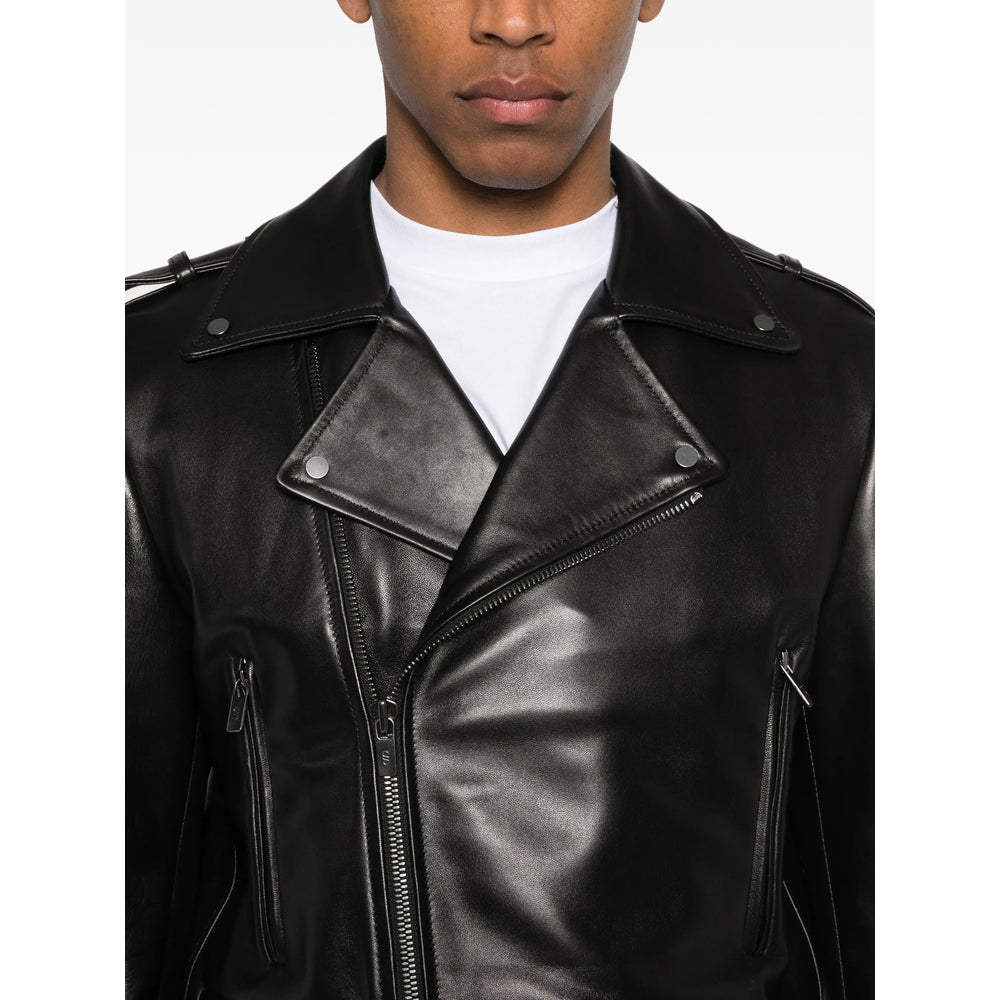 Salvatore Santoro Leather Outerwears - Black | 39a171977ea8b244c31cd92d67174112e2e3cb7c