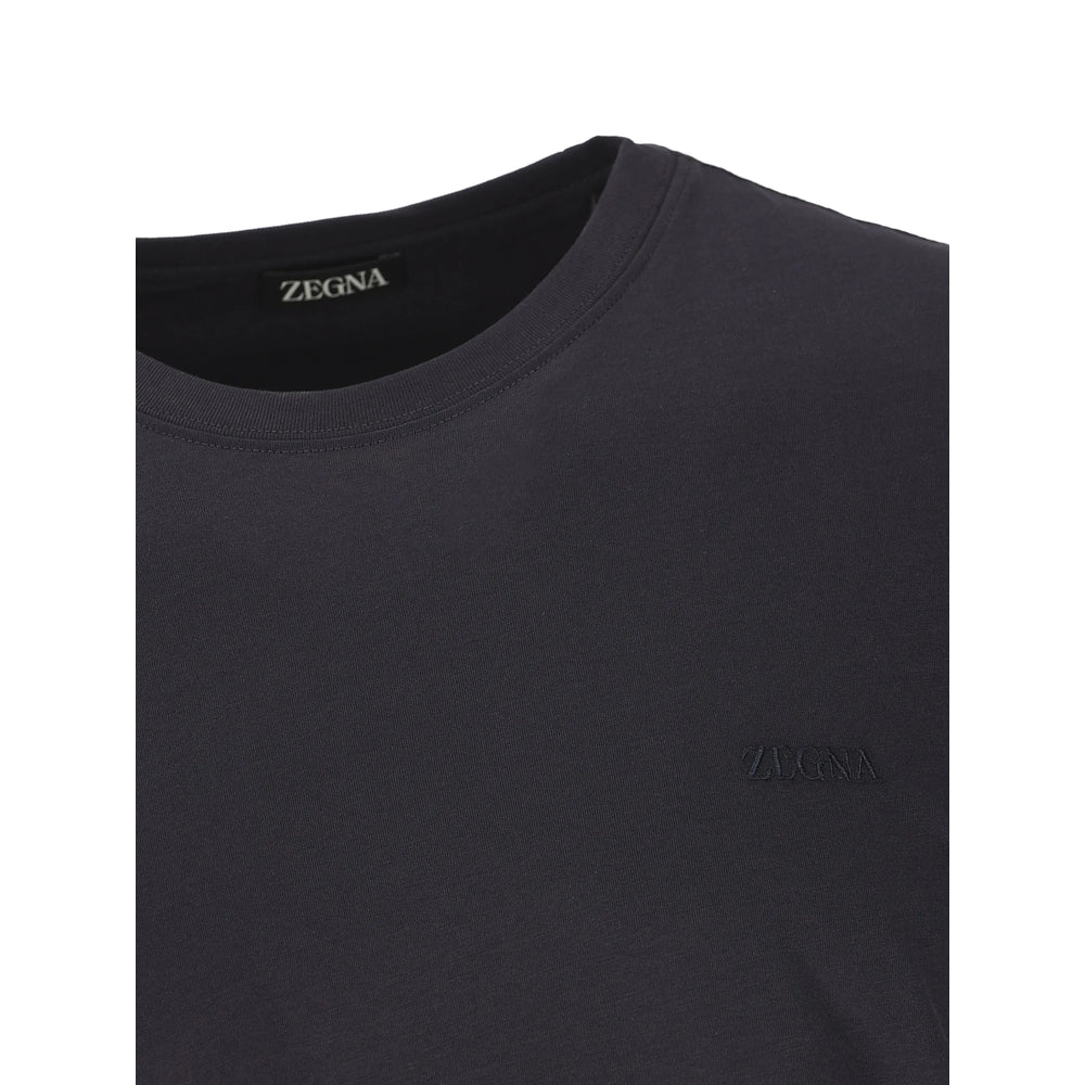 Zegna T Shirts - Blue | 3dc0256ce899eefeed742399de1bd125db299fe0