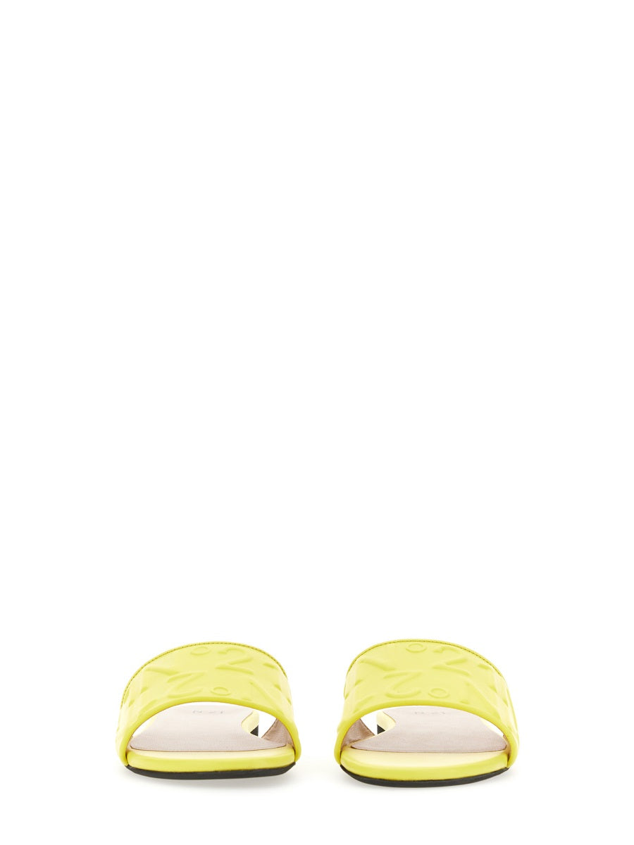 N°21 Sandals - Yellow | Wanan Luxury