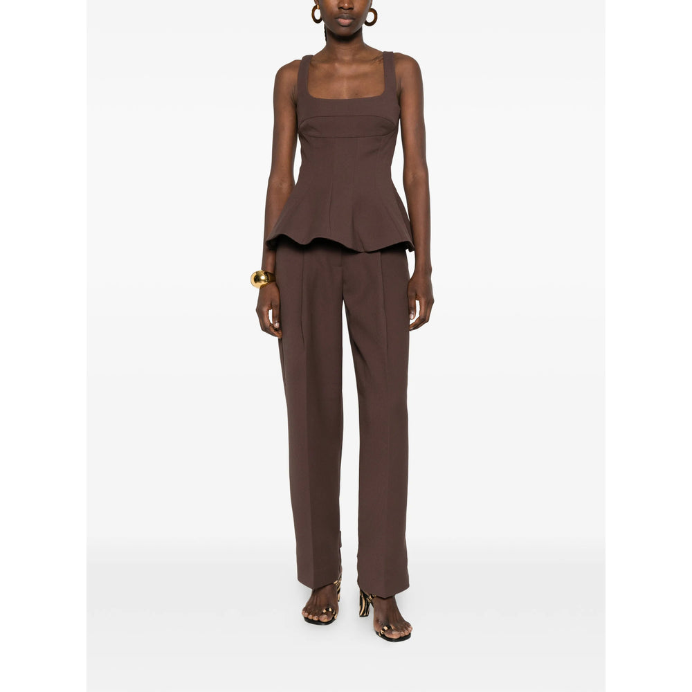 Stine Goya Tops - Brown | d9886a465d7c8346e8875de0eb474d9ab02661d6