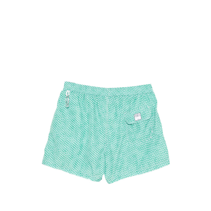 Fedeli Beachwear - Green, White | f9299b284f86a6df6dfce52a03b42046b23f1564