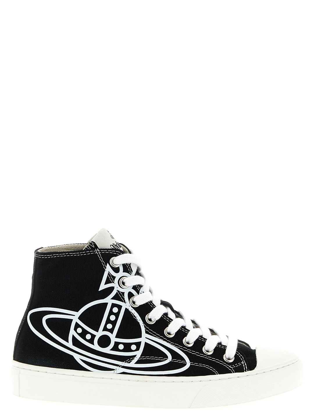Vivienne Westwood Plimsoll Sneakers - White/Black | 2408497ee6b595b24cc20127243971442df154ac