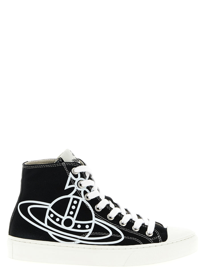 Vivienne Westwood Plimsoll Sneakers - White/Black | 2408497ee6b595b24cc20127243971442df154ac