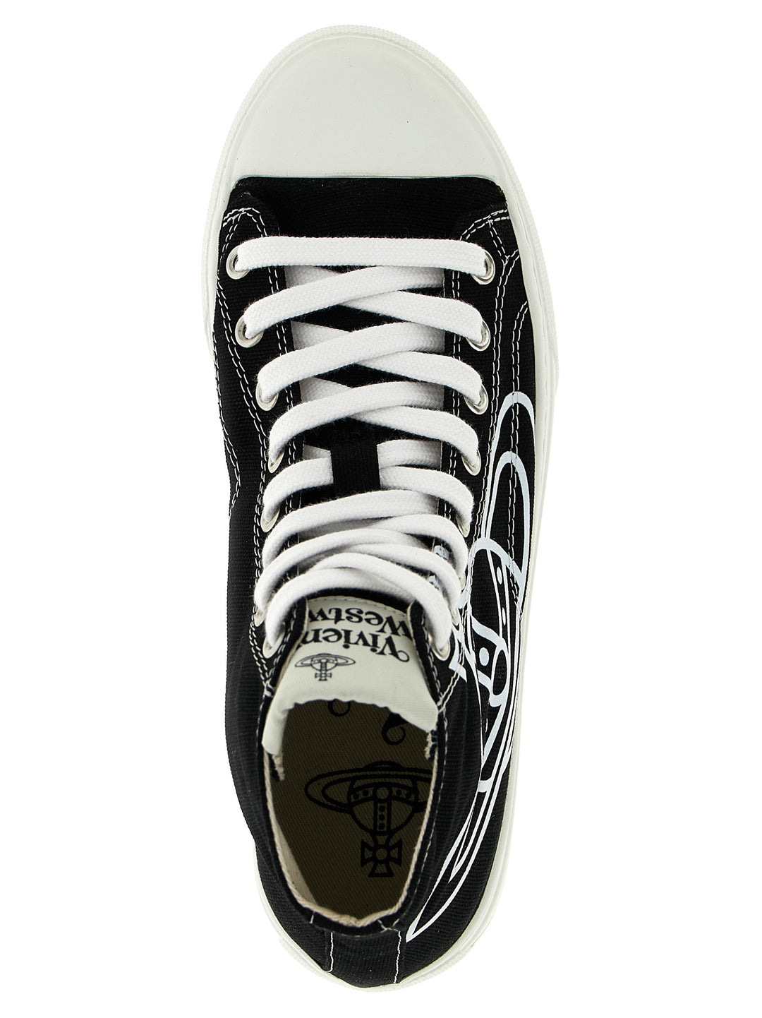 Vivienne Westwood Plimsoll Sneakers - White/Black | 0838496a7bac71df622eca6b82bb6487279b5055