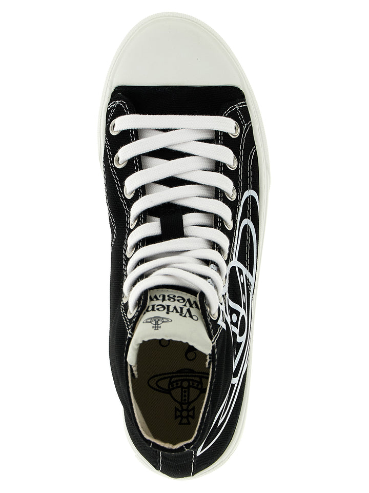 Vivienne Westwood Plimsoll Sneakers - White/Black | 0838496a7bac71df622eca6b82bb6487279b5055