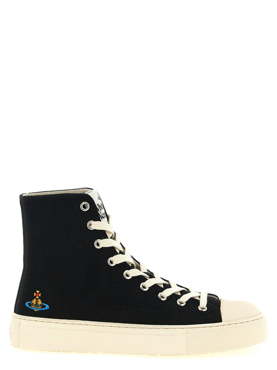 Plimsoll Sneakers White/Black