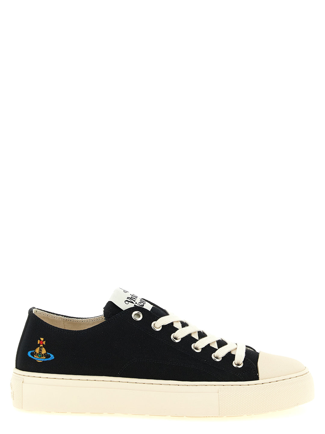 Vivienne Westwood Plimsoll Sneakers - White/Black | 379f4fd49362a9f5b372a5c88be3fd3571217f03